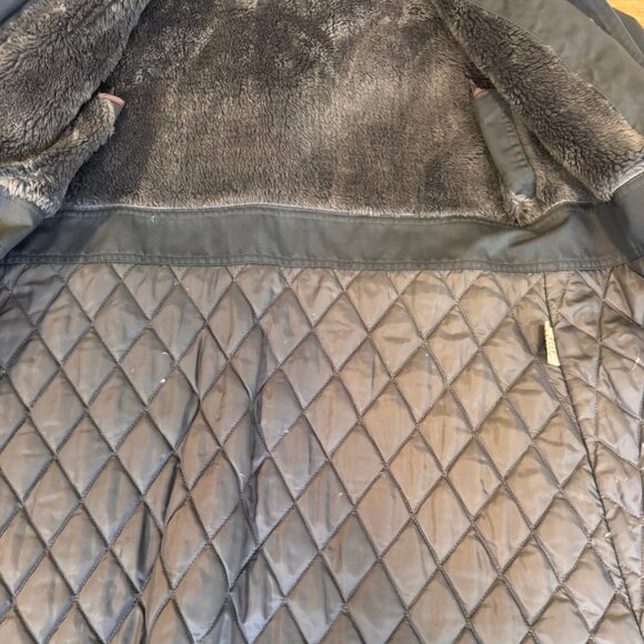 VTG Western Slate Blue A-Line Trench Coat with Zip-in Lining - Picture 10 of 13